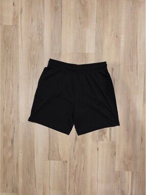 Reebok Black Athletic Shorts with Elastic Waistband
